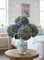 2PC Charming 18-Inch Periwinkle Hydrangea Stem- Enchanting 7-Inch Diameter - Perfect for Home Décor, Wedding Centerpieces, and Special Event Floral Decorations
